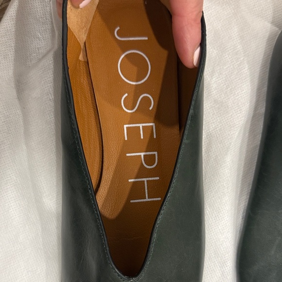 Joseph Forest Green Women's soft Leather slip ons - Picture 3 of 3